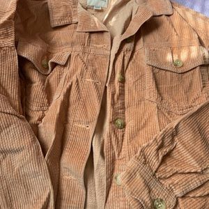Brand new American Eagle cropped corduroy button up